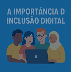 Ilustração representando a inclusão digital.